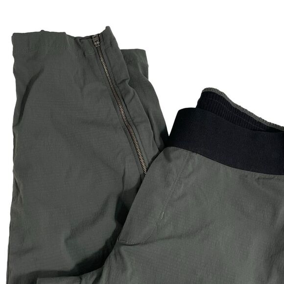 Athleta Mod Trekkie Crop Pants Size 4 Gray Black Pull On - Picture 8 of 8